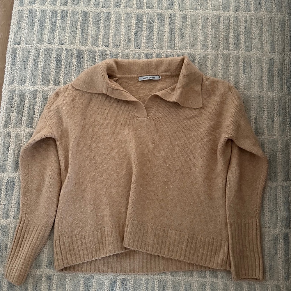 Anthropologie Collared sweater